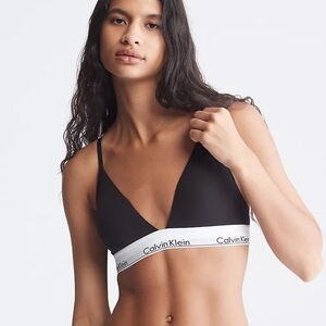 Calvin Klein Modern Cotton Lightly Lined Triangle Bralette